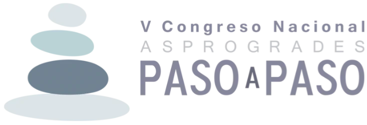 Logo V CONGRESO PASO A PASO ASPROGRADES �DESINSTUCIONALIZACI�N Y VIDA EN COMUNIDAD�